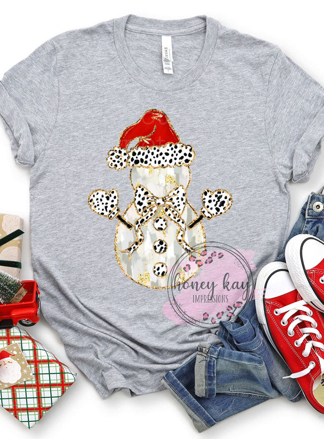 DTF Paint Stroke Snowman Honey Kay Impressions