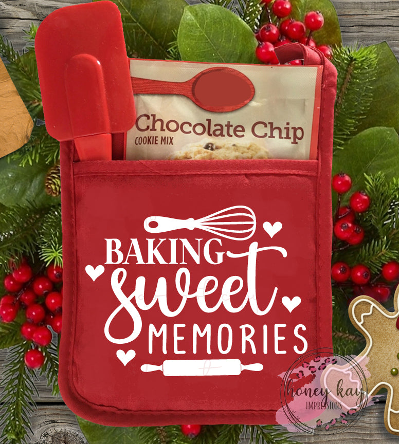 Baking Sweet Memories Pot Holder Design Honey Kay Impressions