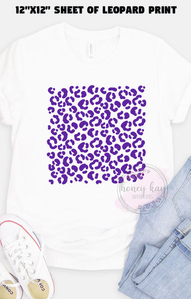 Leopard Sheet Purple