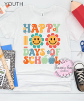 DTF 100 Days of School Flowers Youth