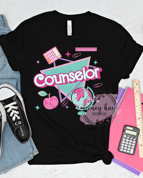 DTF Pink Counselor 90s Vibe