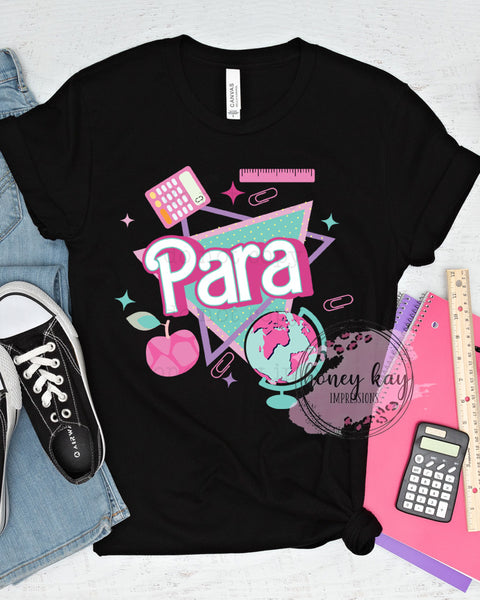 DTF Pink Para 90s Vibe