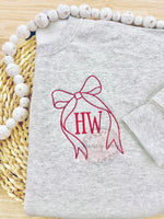Big Bow Monogram Embroidered Shirt