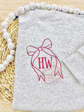 Big Bow Monogram Embroidered Shirt