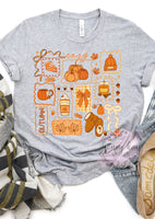 DTF Autumn Doodle Collage