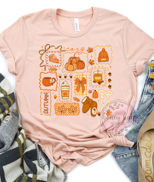 DTF Autumn Doodle Collage