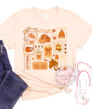 DTF Autumn Doodle Collage