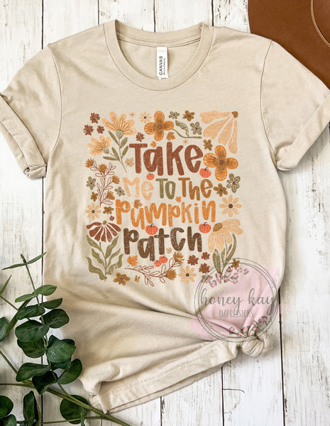 DTF Boho Take Me to the Pumpkin Patch