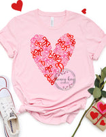 DTF Bow Heart