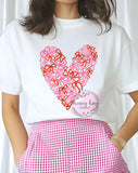 DTF Bow Heart