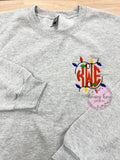 Made to Order Bright Christmas Lights Monogram Sweatshirt