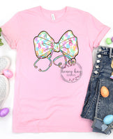 DTF Bunny Bow Stethoscope
