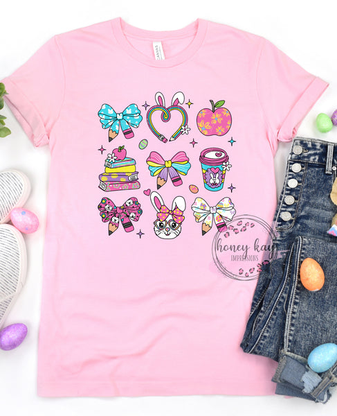 DTF Bunny School Collage