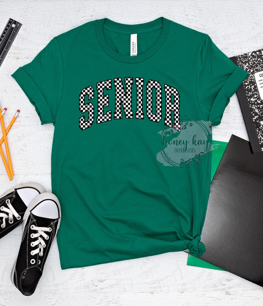 DTF Checkered Varsity Senior