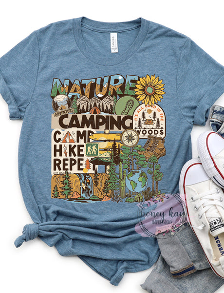 DTF Camping Collage
