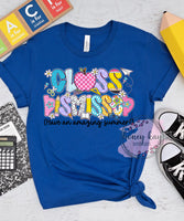 DTF Class Dismissed School