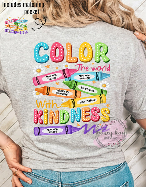 DTF Color with Kindness & Pocket