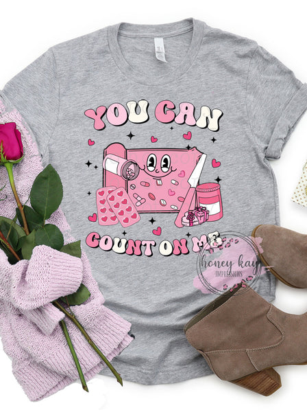 DTF Count on Me Pharmacy Valentine