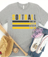 DTF Retro Distressed Softball Lines