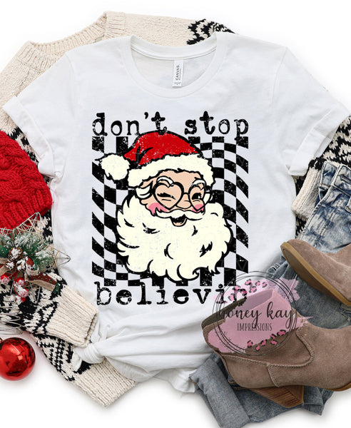DTF Don't Stop Believin' Check