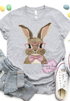 DTF Faux Embroidered Bunny