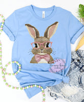 DTF Faux Embroidered Bunny