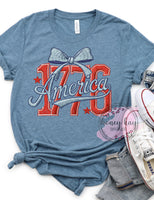 DTF Faux Stitched 1776