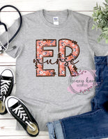 DTF Floral ER Nurse