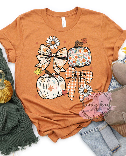 DTF Flowers, Pumpkins & Bows