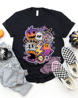 DTF Purple Orange Halloween Collage