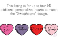 Print to Order DTF Up to Four Additional Sweethearts