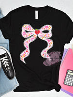 DTF Lace Look School Bow