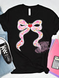 DTF Lace Look School Bow