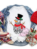 DTF Let it Snowman