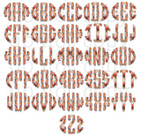 Print to Order- DTF Orange Plaid Monogram YOUTH