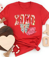 DTF Paint Stroke XO Bow