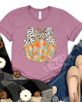 DTF Pastel Paint Stroke Pumpkin