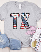DTF Patriotic State Abbreviations