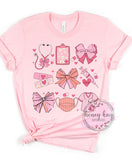 DTF Pink Bows Medical Collage