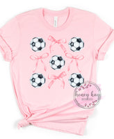 DTF Pink Bows & Soccer