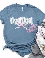 Print to Order DTF Preppy Hydrangea Custom Name