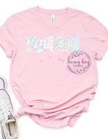 Print to Order DTF Preppy Hydrangea Custom Name