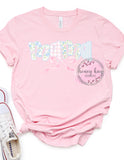 Print to Order DTF Preppy Hydrangea Custom Name