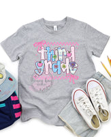 DTF Preppy Pink & Blue Grade Levels