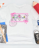 DTF Preppy Pink & Blue Grade Levels