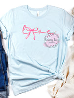 DTF Script Love Bow