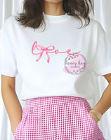 DTF Script Love Bow