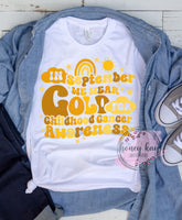 DTF September Wear Gold for Childhood Cancer