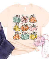 DTF Starry Pastel Pumpkins