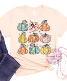 DTF Starry Pastel Pumpkins